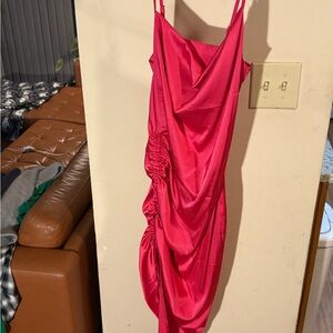 Amazon Asymmetrical Pink Dress
